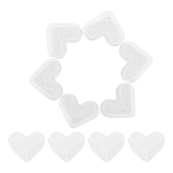BESTYASH 10Pcs Transparent Table Corner Protectors Supple Material Guards for Furniture Safety