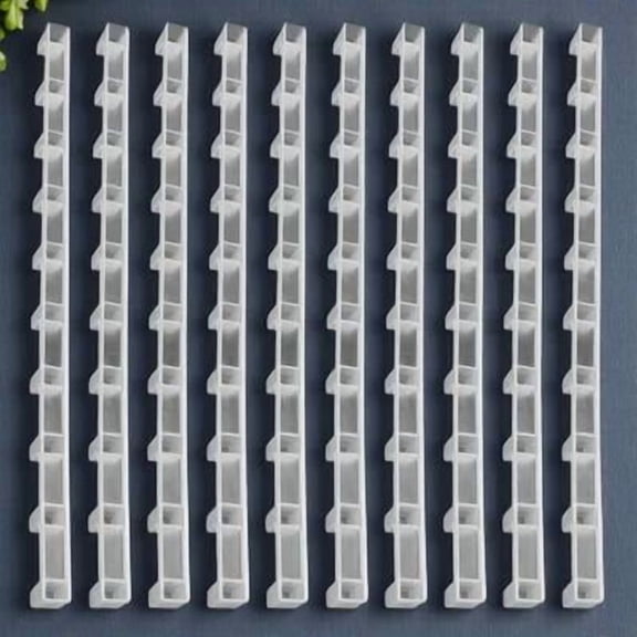 BESTYASH 10Pcs Clear Plastic Bee Hive Spacers Durable Frame Ends for Beekeeping Equipment