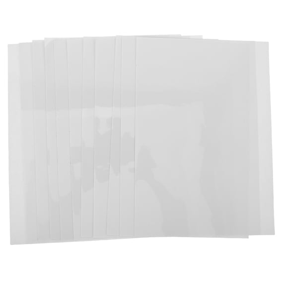 BESTYASH 10Pcs Clear Polyester Transparency Film for Inkjet Printer Compatible with Water Based Pigment Inks