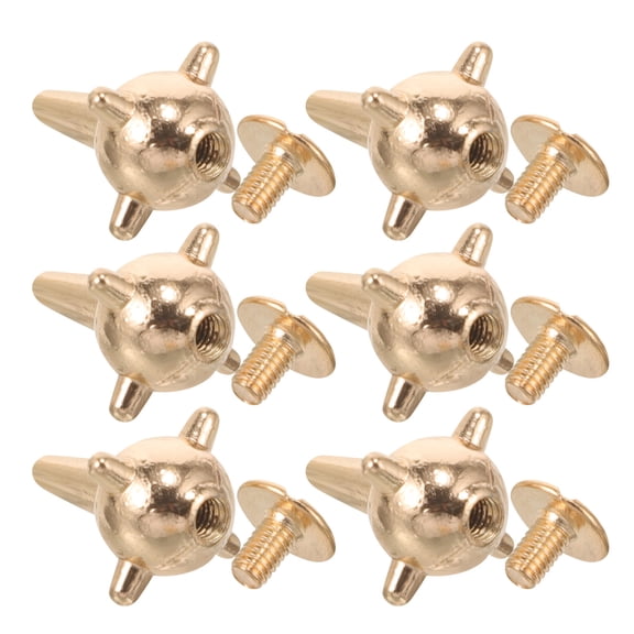 BESTYASH 10-Pack Golden Rivet for Clothing Accessories, and Rust-Resistant Fasteners