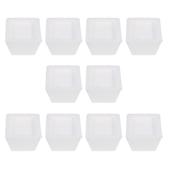 BESTYASH 10Pcs DIY Foam Mat White Flowerpot Cushion for Creative Flower Arranging Base