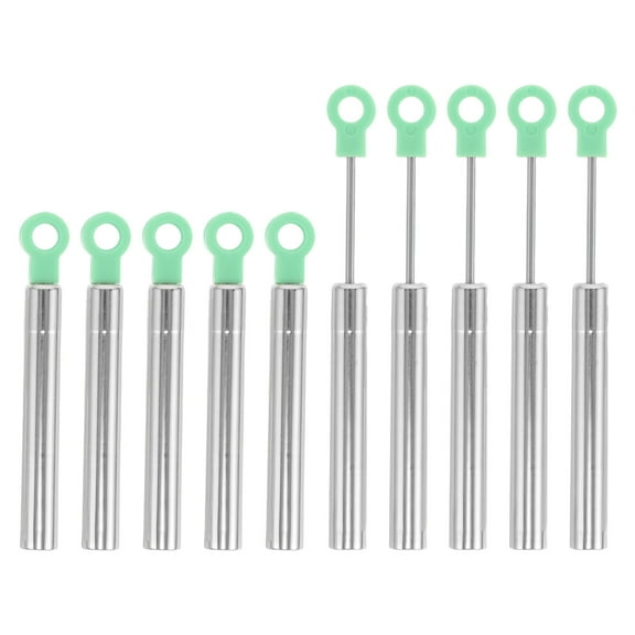 BESTYASH 10Pcs Drawer Soft Close Damper Silent Rebound Function Stainless Steel Plastic Hinge Blue