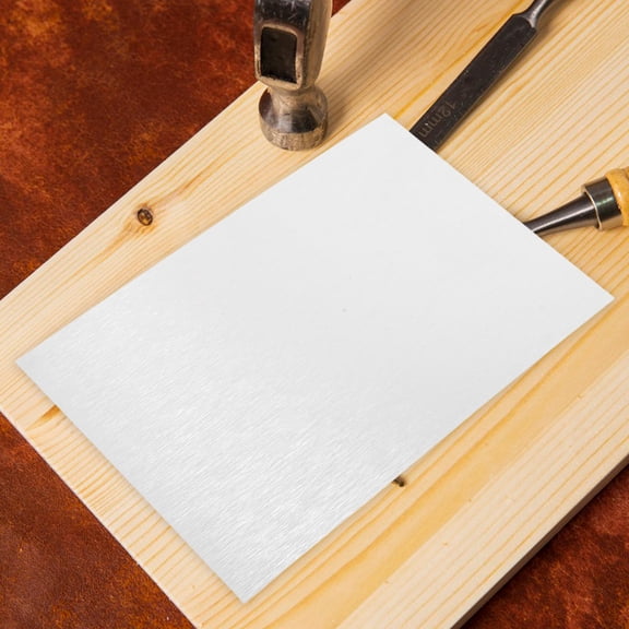 BESTYASH 10Pcs Durable Aluminum Heat Transfer Sheets for Sublimation Crafting Metal Nameplates and Ornaments