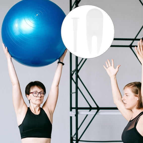BESTYASH 10Pcs Exercise Ball Plug Transparent PP Durable Replacement Stopper for Yoga Pilates Fitness Balls