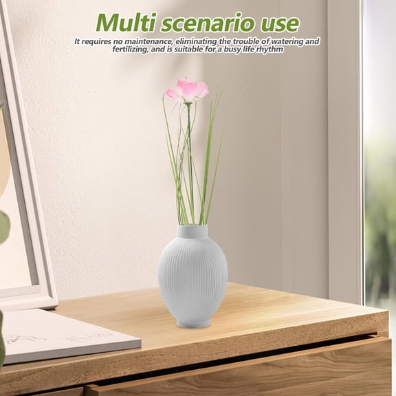 BESTYASH 10Pcs Fake Tall Onion Grass Plants Faux Shrubs Greenery for Indoor Outdoor Home Decor Display