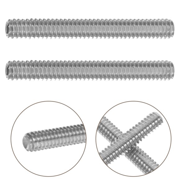 BESTYASH 10Pcs Fine Thread Stainless Steel Set Screws Cup Point Vibration Resistant for Daily Mechanical Fix