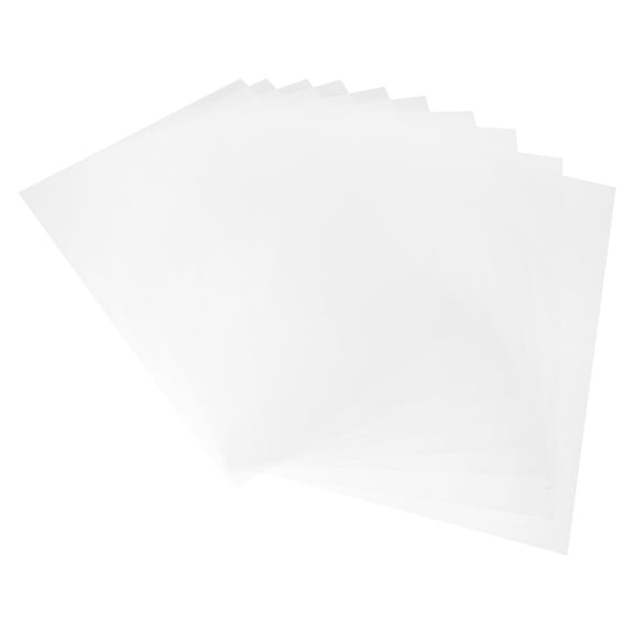 BESTYASH 10Pcs Flexible Transparent PVC Film Sheets for Teaching Crafting High Visibility Color Correction