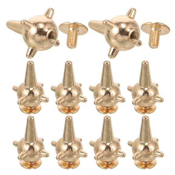 BESTYASH Golden Rivet Kit, Resistant Punk Style for Clothing, Bags, and Accessories