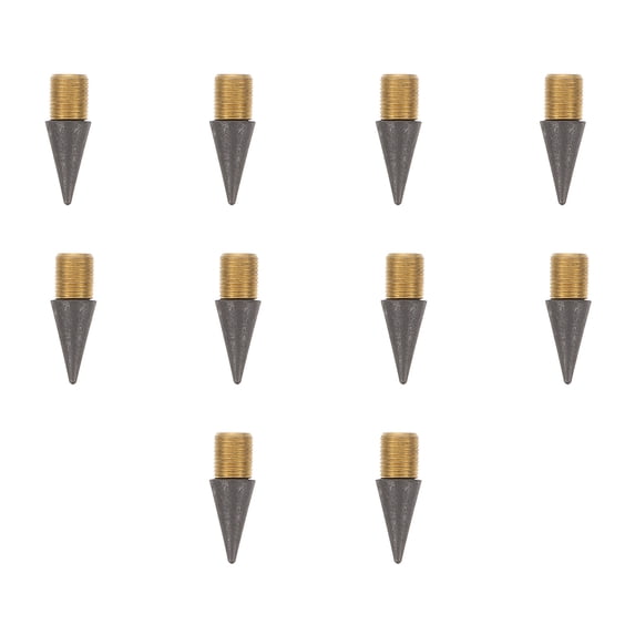 BESTYASH 10Pcs Inkless Pen Replaceable Head Black Everlasting Pencil Tips for Convenient Daily Writing