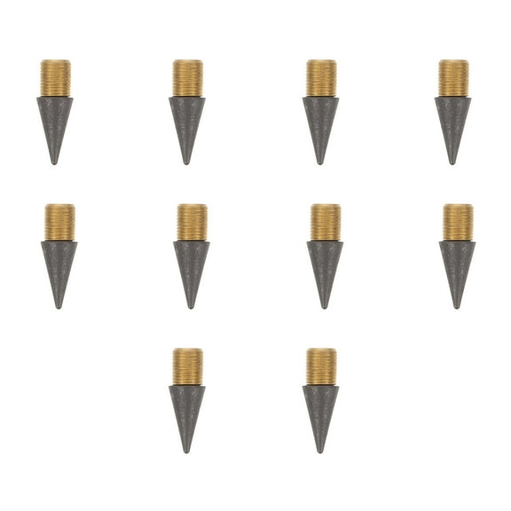 BESTYASH 10Pcs Inkless Pen Replaceable Head Black Everlasting Pencil Tips for Convenient Daily Writing