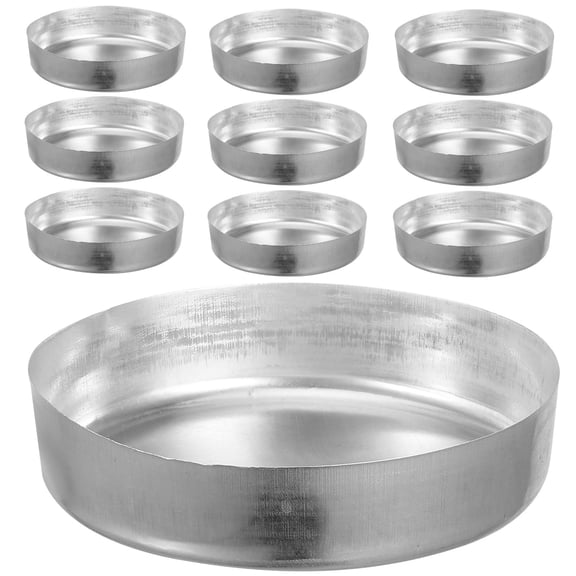 BESTYASH Set of 10 Aluminum Weighing Pans Plated Lab Equipment for Precise and Accurate Measurements