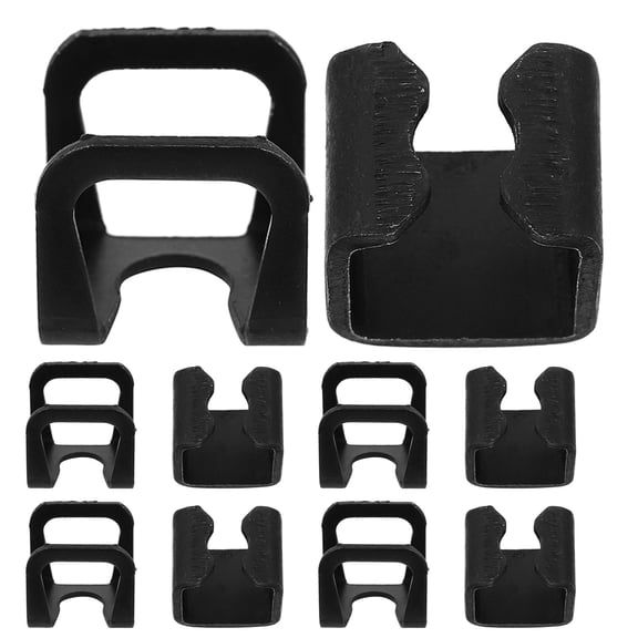 BESTYASH Hydraulic Jack Repair Parts Black Steel Clamp for 2 Ton Car 10Pcs