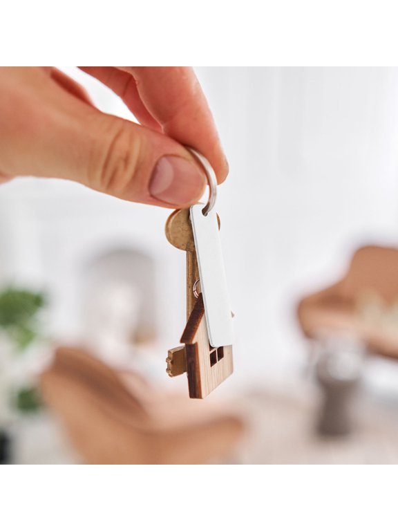 Titanium Steel Engravable Keychain Blanks for Special Occasions, and Stylish