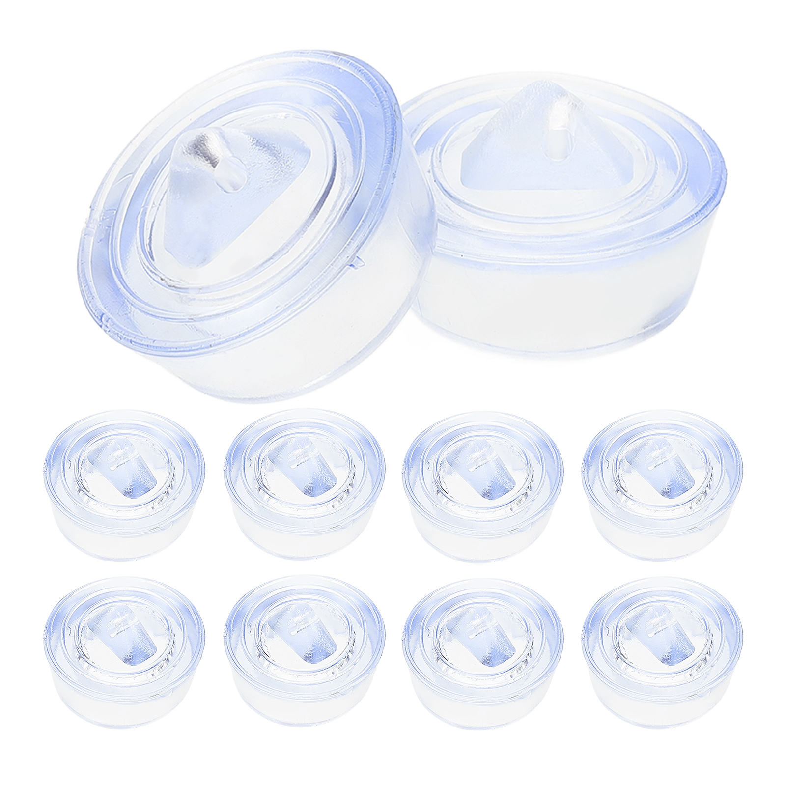BESTYASH 10-Pack Transparent Rubber Mop Basin Outlet Plugs, Sealing ...