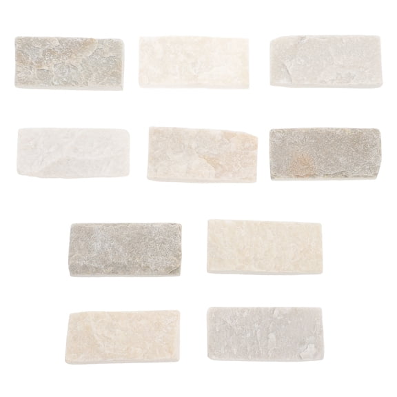 BESTYASH 10Pcs Natural Aquarium Rocks for Turtle Tank Accessories Basking Platform and Fish Tank Landscaping