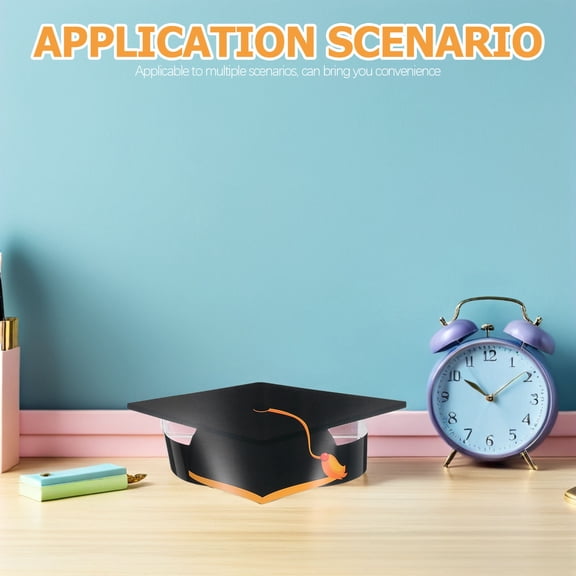 BESTYASH 10Pcs Paper Graduation Caps with Elastic String for DIY Grad Party Decorations and Favor Supplies
