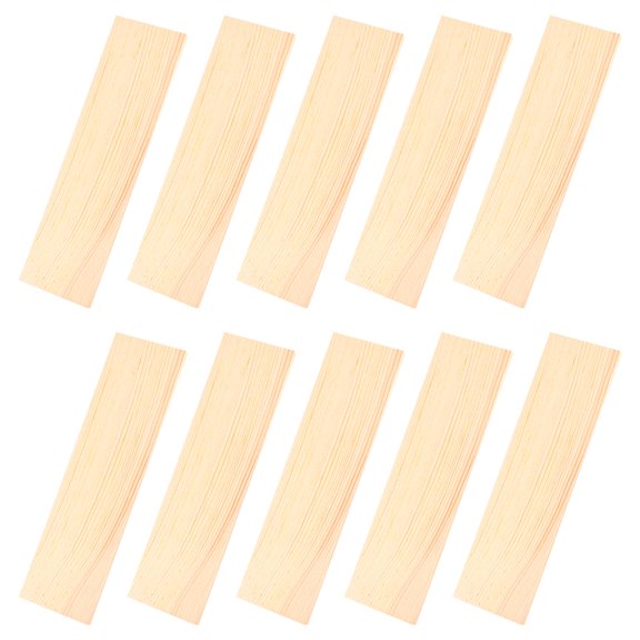 BESTYASH 10Pcs Photography Wood Board Khaki Color Lightweight Photo Background Prop for Crafts and Events