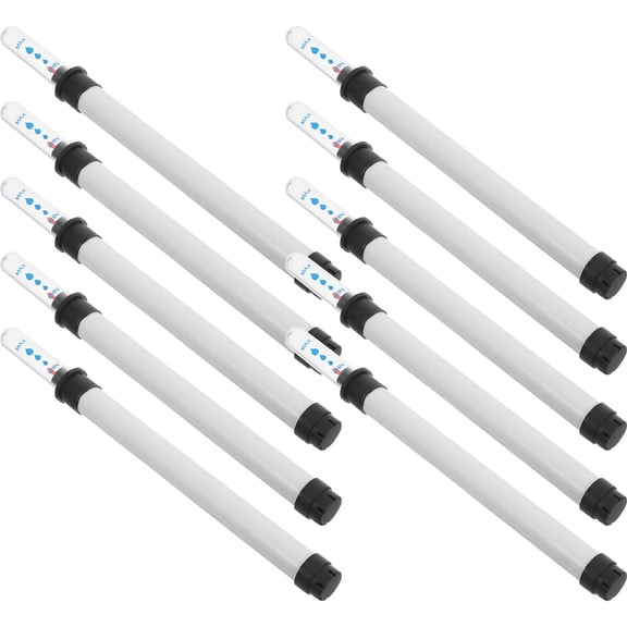 BESTYASH 10Pcs Garden Moisture Meter White Soil Water Gauge for Indoor and Outdoor Plants