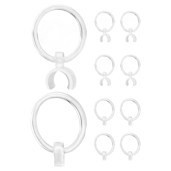 BESTYASH 10Pcs Portable White Lens with Pen Holder Magnifier for Detailed Rhinestone Sticky Painting