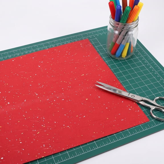 BESTYASH 10- Red Transparent Cellophane Wrapping Sheets for Candy Packaging, Crafts, and Art Projects