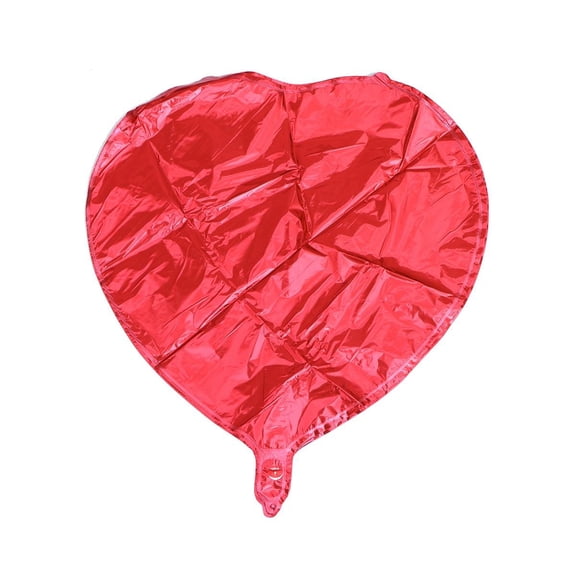 BESTYASH 10Pcs Red Heart Foil Helium Balloons Self Sealing for Valentines and Weddings