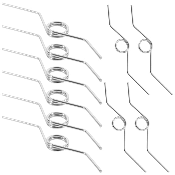 BESTYASH 10Pcs Replacement Springs for Garden Clippers Pruning Shears Silver Steel