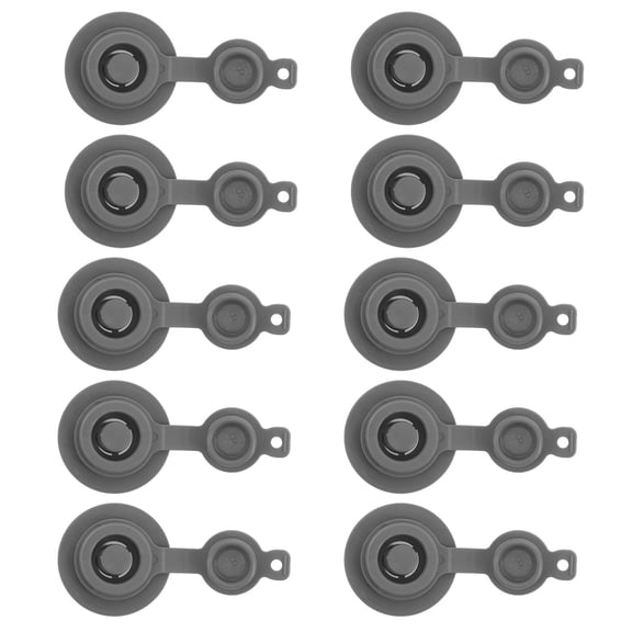 BESTYASH 10Pcs Reusable Tpu Air Valve Caps for Inflatable Air Mattress and Camping Pillow Valve Replacement