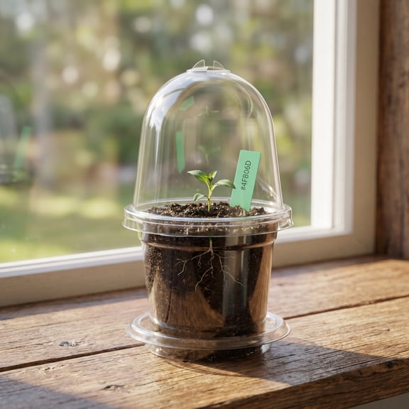 BESTYASH 10Pcs Reusable Grow Cups with Clear Lid for Seed Sprouting and Humidity Control