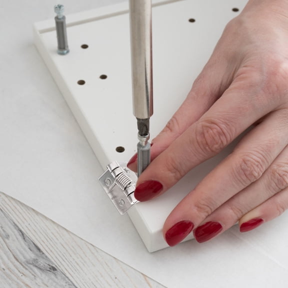BESTYASH 10Pcs Self Closing Door Hinge Stainless Steel For Electric Cabinet Doors
