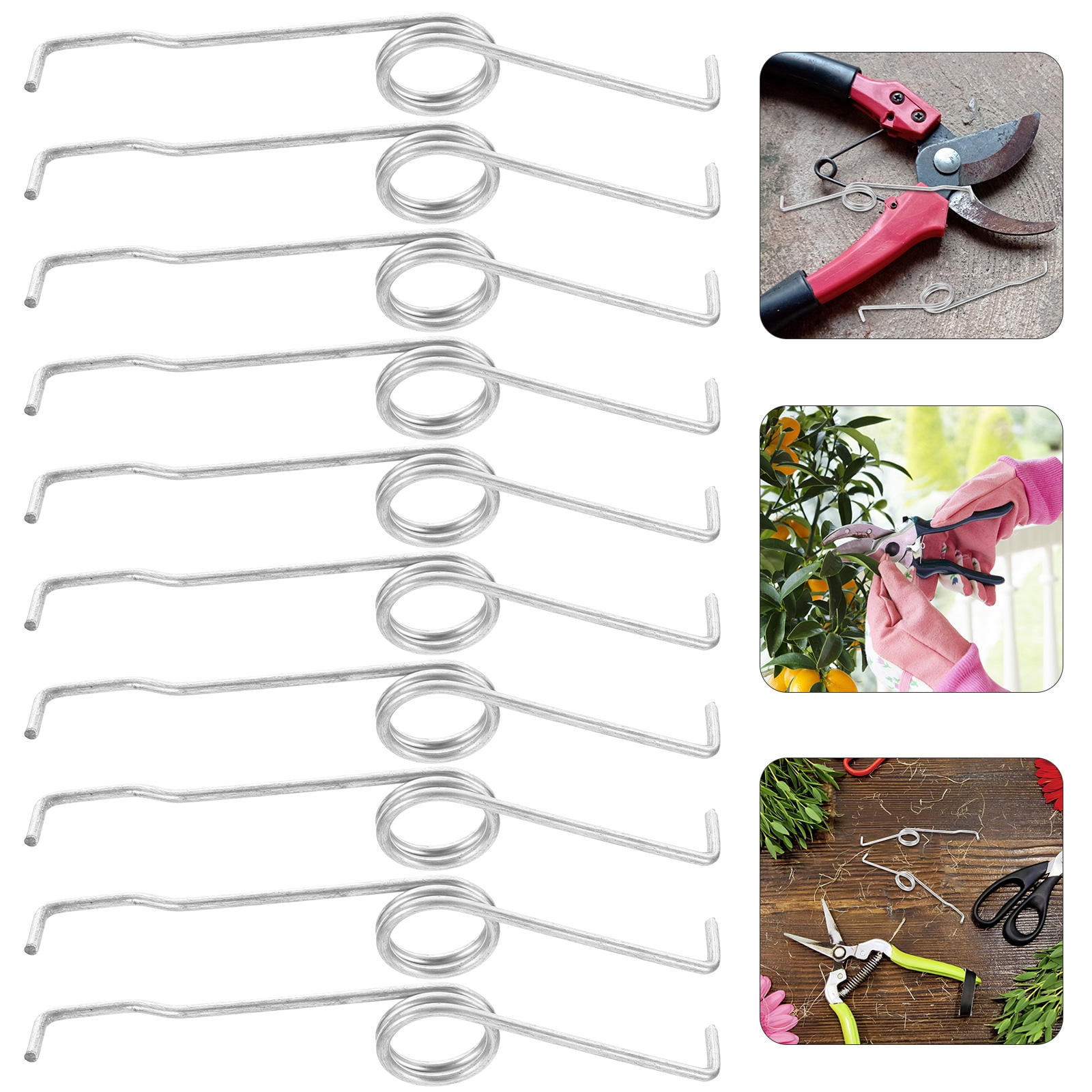BESTYASH 10Pcs Silver Pruner Spring Parts Garden Tools for Gardeners ...