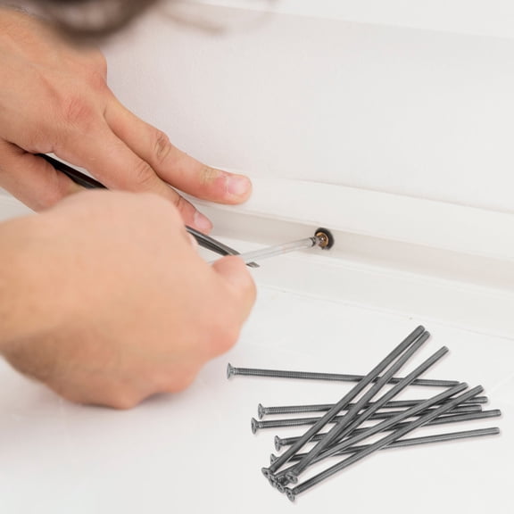 BESTYASH 10-Pack Extra Stainless Steel Wall Plate Screws for Electrical Outlets and Household Maintenance