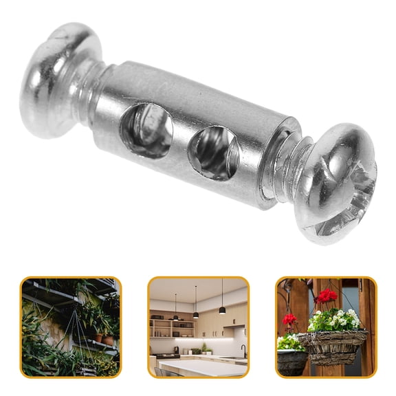 BESTYASH 10Pcs Stainless Steel Wire Rope Cable Clamps Durable Fastener for Deck and Railing Use