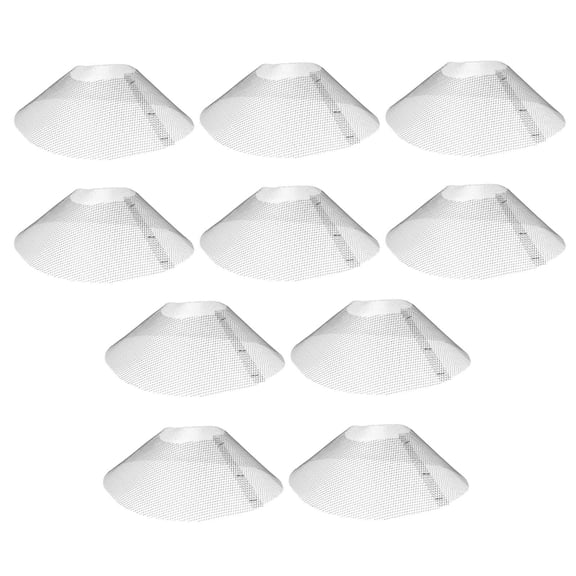 BESTYASH 10Pcs Transparent Range Hood Mesh Filter Net for Kitchen Fan Exhaust Vent Universal Fit