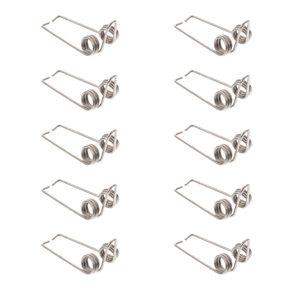 BESTYASH 10Pcs Trumpet Watergate Key Springs Replacement for Broken Springs Silver Accessories