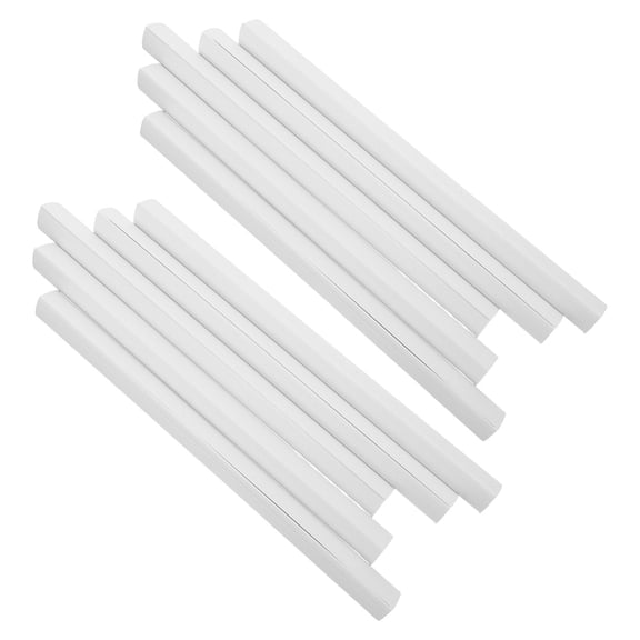 BESTYASH 10Pcs White Plastic Spine Binding Bars for Office Files and Report Covers