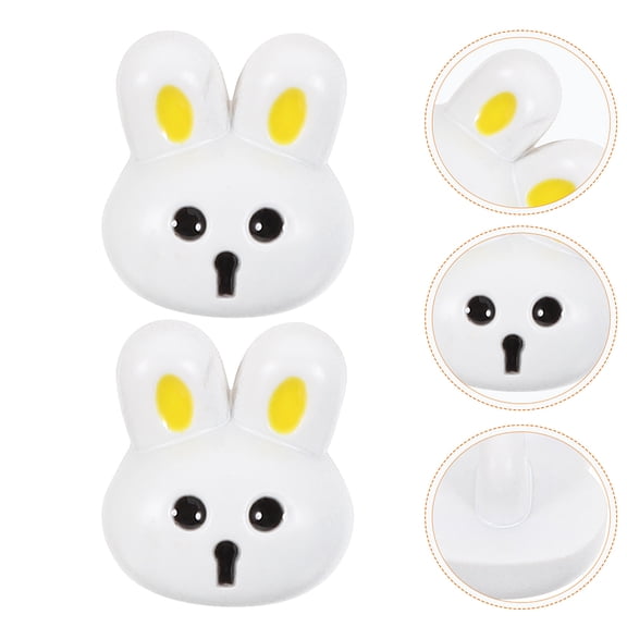 BESTYASH 10Pcs White Resin Button Flowers for Crafts Ideal for Sewing Decoration on Clothes