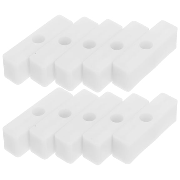 BESTYASH 10Pcs White Sliding Window Locks Security Bar Replacement for Home Doors