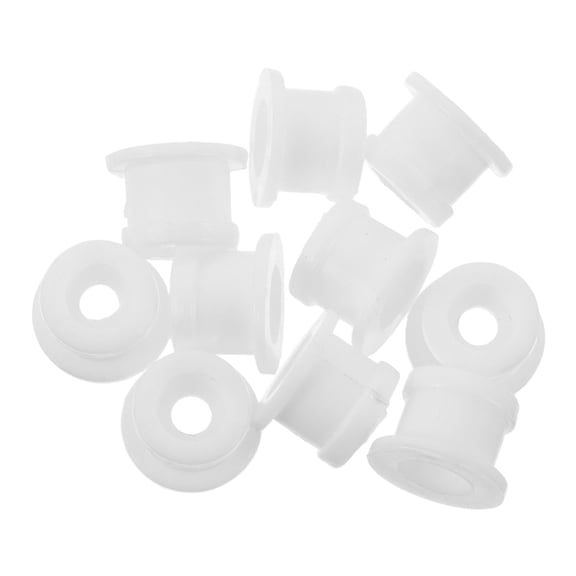 BESTYASH Shift Bushing Kit White Plastic for Car Gear Shift Linkage Long-Term Use 10Pcs