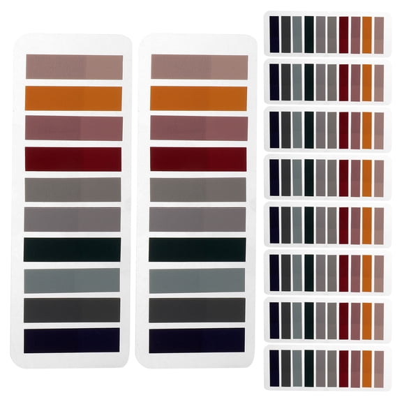 BESTYASH 10Pcs Writable Sticky Tabs Multi Color Index Page Markers for Document Categorizing