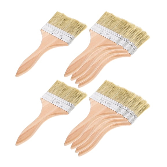 BESTYASH 10pcs Artist Paint Brush Multi Mixed Yarn Round Handle for Watercolor Painting