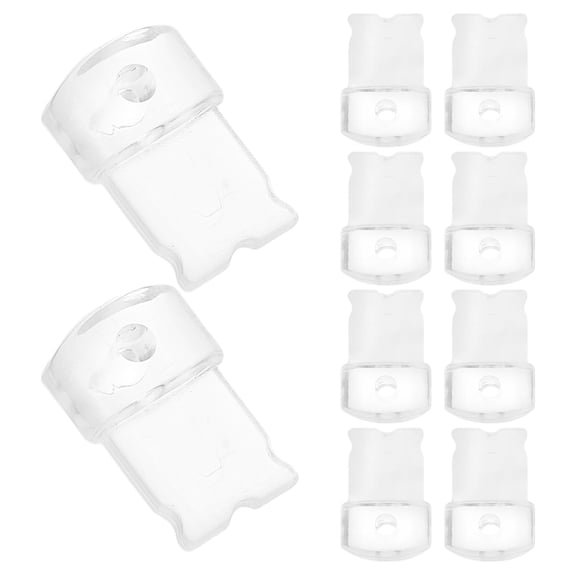 BESTYASH 10pcs Charging Port Protector Plugs PVC Transparent For Daily Use