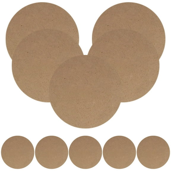 BESTYASH 10pcs Clay Making Board Brown Wooden for Travel Activities Art Projects