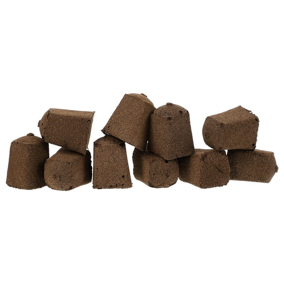 BESTYASH Nutrient-Rich Compressed Soil Block for Plant Fertilizer 10Pcs
