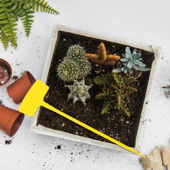 BESTYASH 10pcs Plant Identification Tools Plastic Garden Markers for Gardening Decor