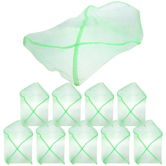 BESTYASH 10pcs Quick Drying Crab Net Light Green for Outdoor Enthusiasts Using in Summer