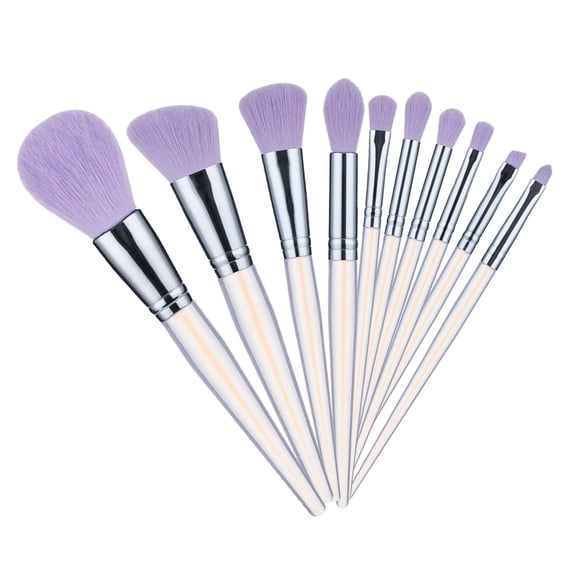 BESTYASH 10pcs Soft Makeup Brushes Set Design For Women Eyeshadow Blending Tools