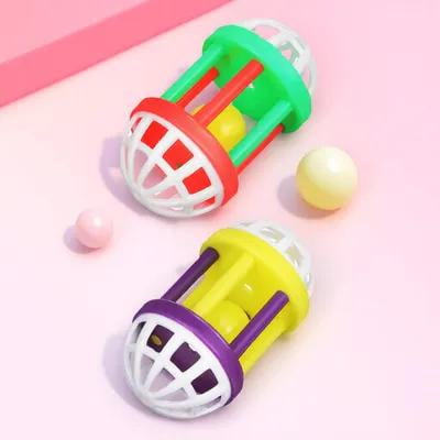 BESTYASH 12 Pcs Bird Training Toy Plastic Assorted Color Entertainment Training