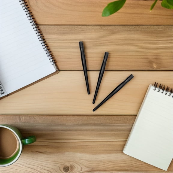 BESTYASH 12-Pcs Fountain Dip Pen Set Black Plastic for Creating Thin Lines