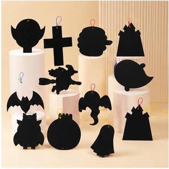 BESTYASH 12 Pcs Scratch Paper for Kids, Craft Art Sheets for
