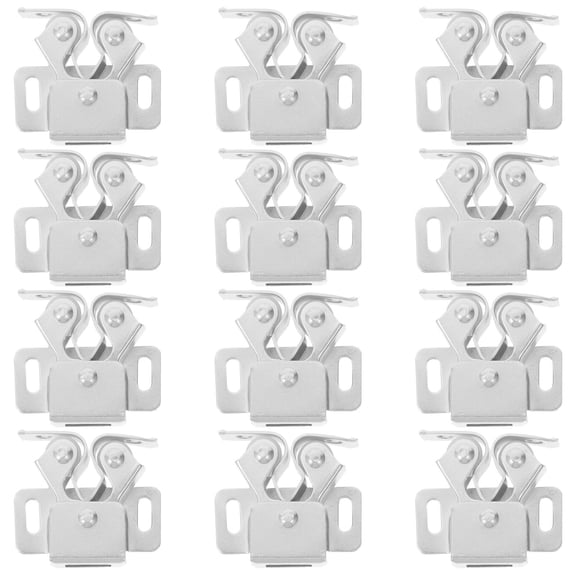 BESTYASH 12-Piece Door Roller Catch Set, Rolled Steel for Installation and Smooth